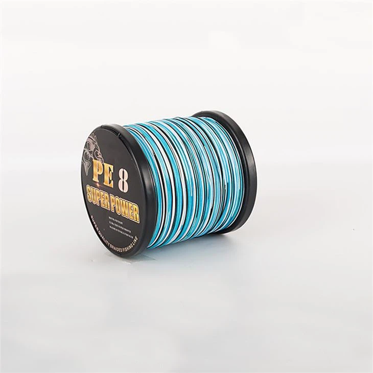 Línia de pesca trenada per a llançament llarg